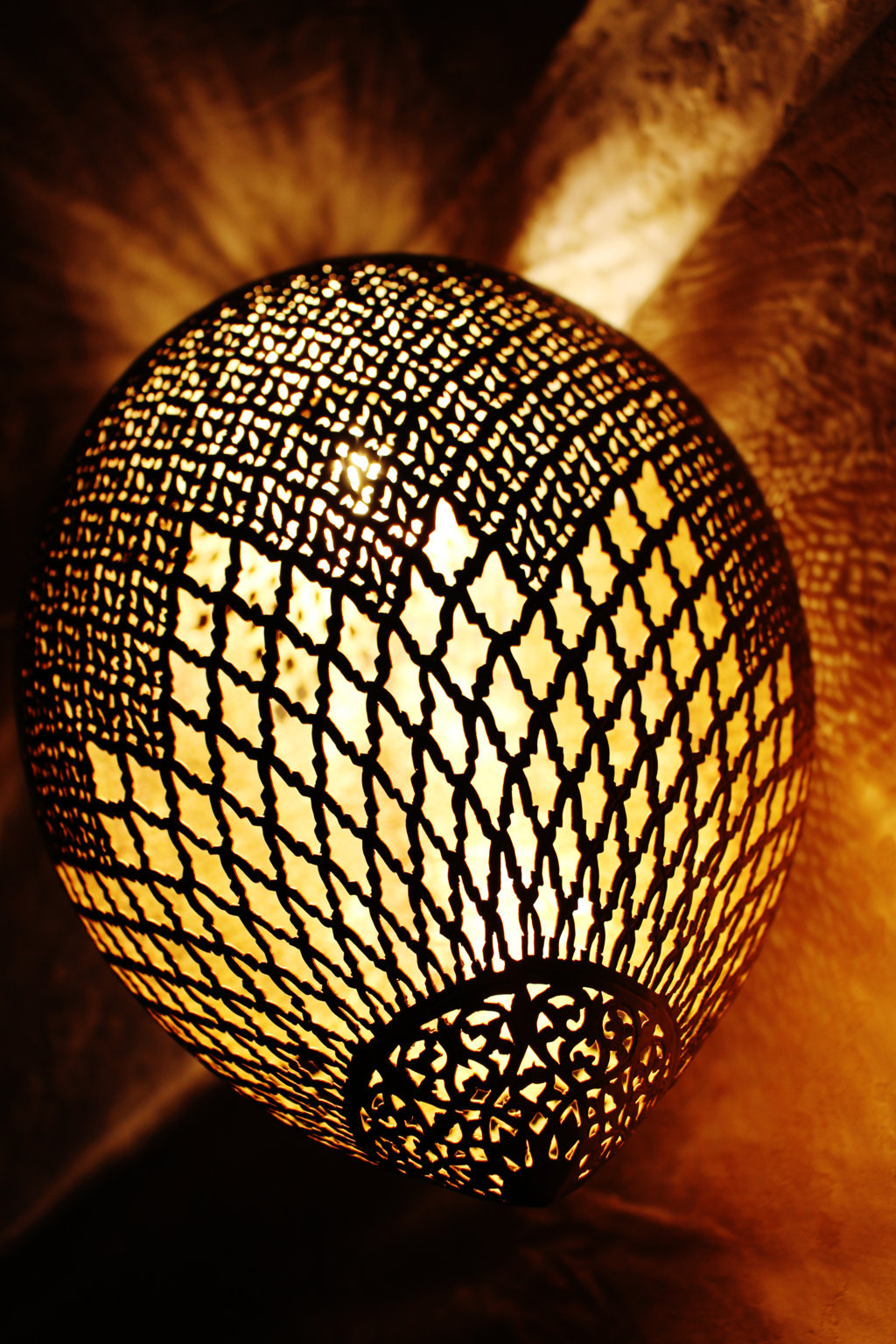 Tropfenförmige Marokkanische Hängelampe