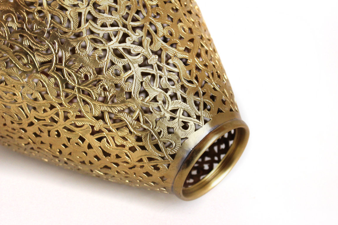 Marokkanische Messinglampe