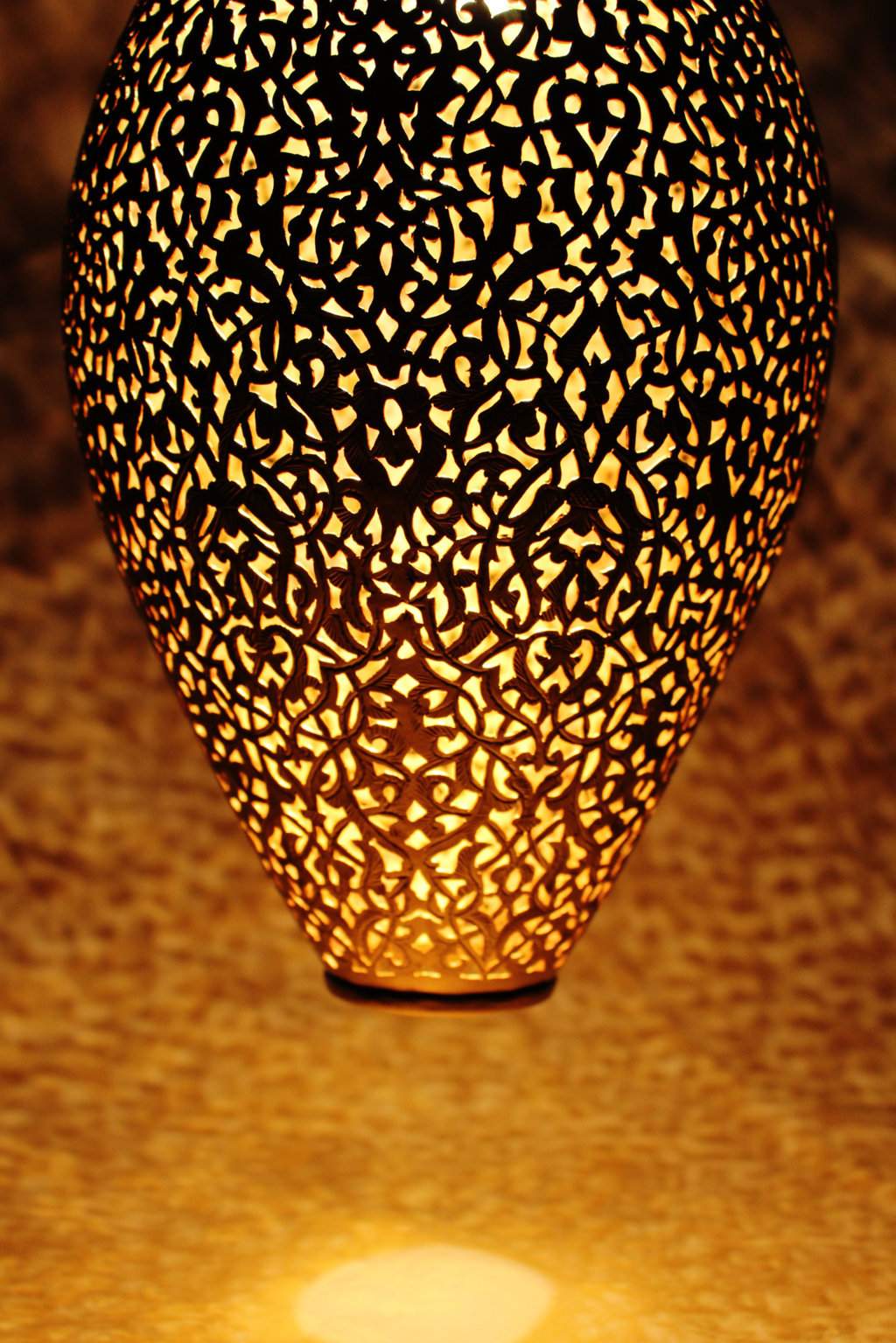 Marokkanische Messinglampe
