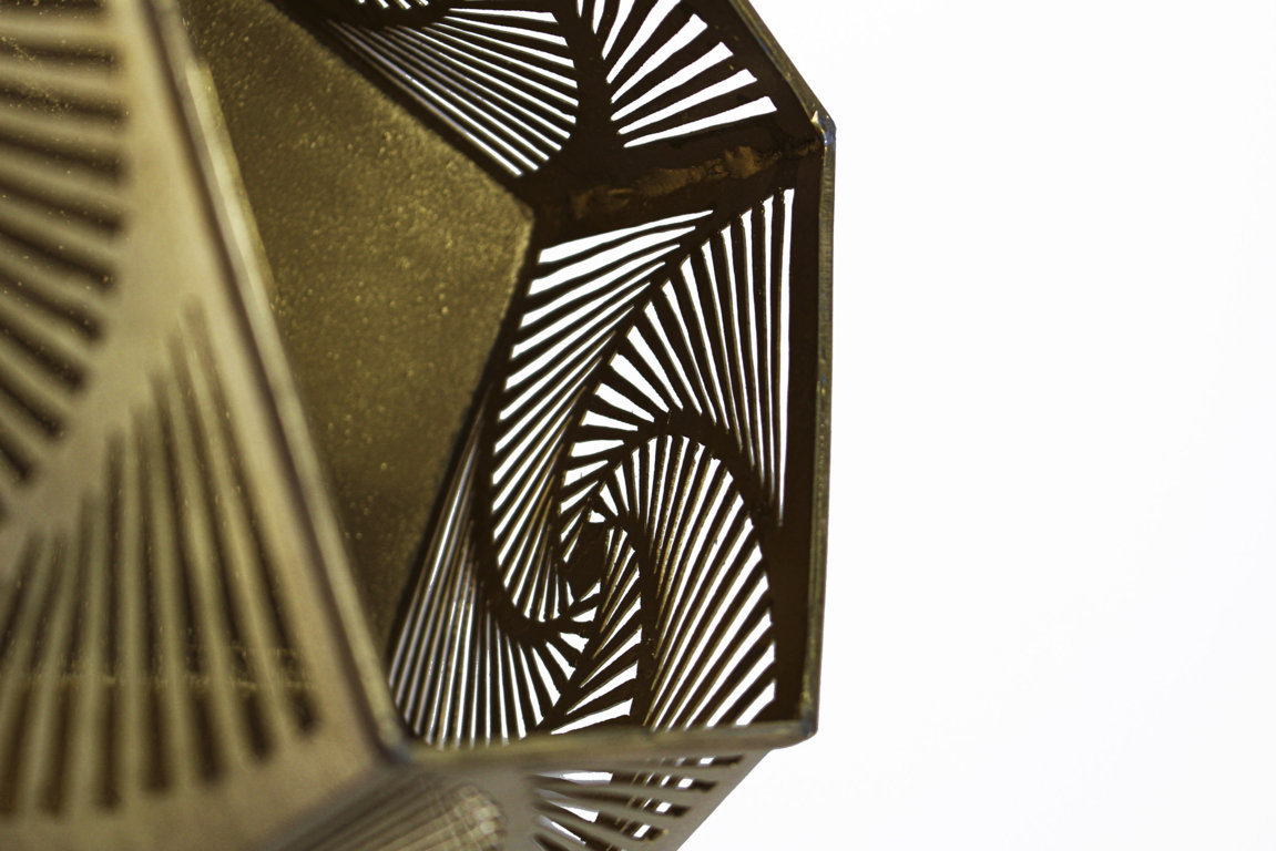 Eckige Hängeleuchte